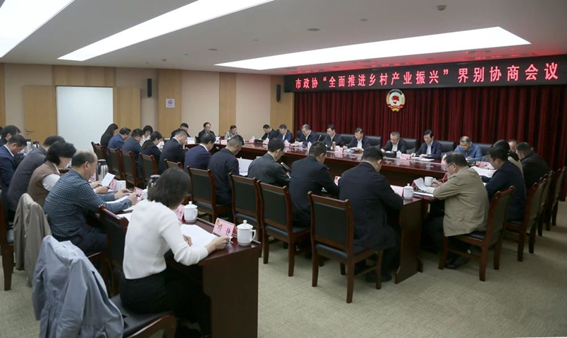 我会参加市政协“全面推进乡村产业振兴”界别协商会议1_副本_副本