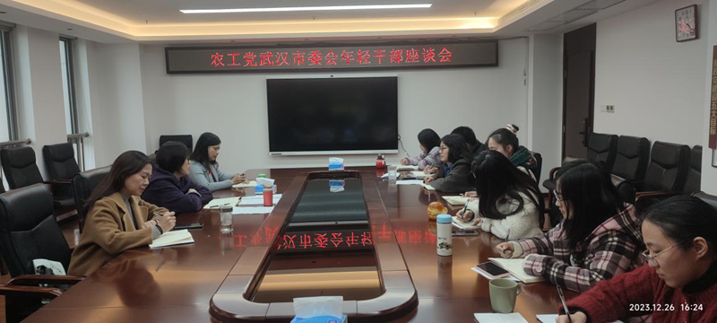 市委会召开年轻干部座谈会_副本