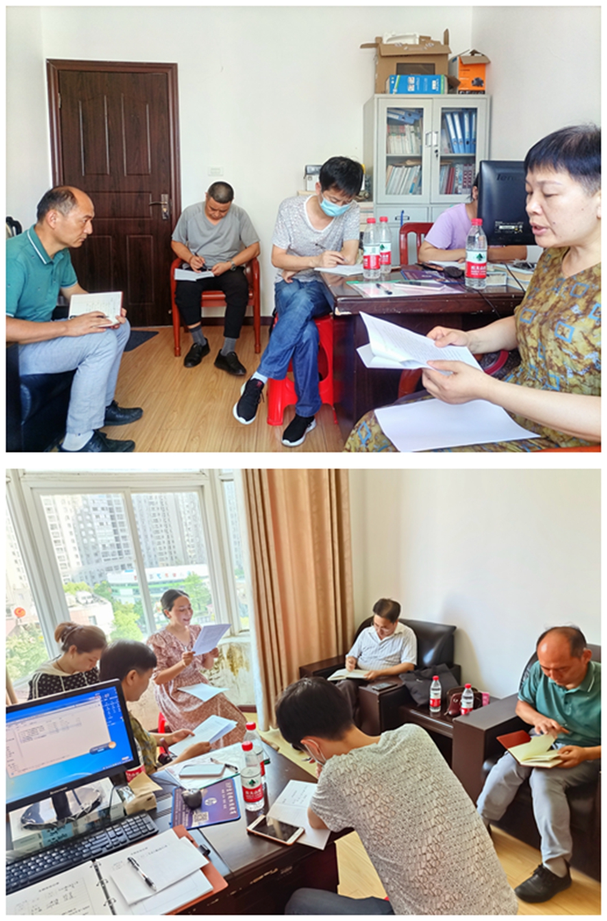 新洲支部召开学习工作会议拼图_副本