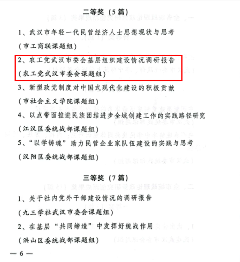 市委会获得统战部理论研究二等奖_副本