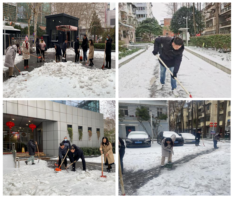 市委会机关学雷锋志愿者服务队铲雪拼图_副本